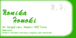 monika homoki business card